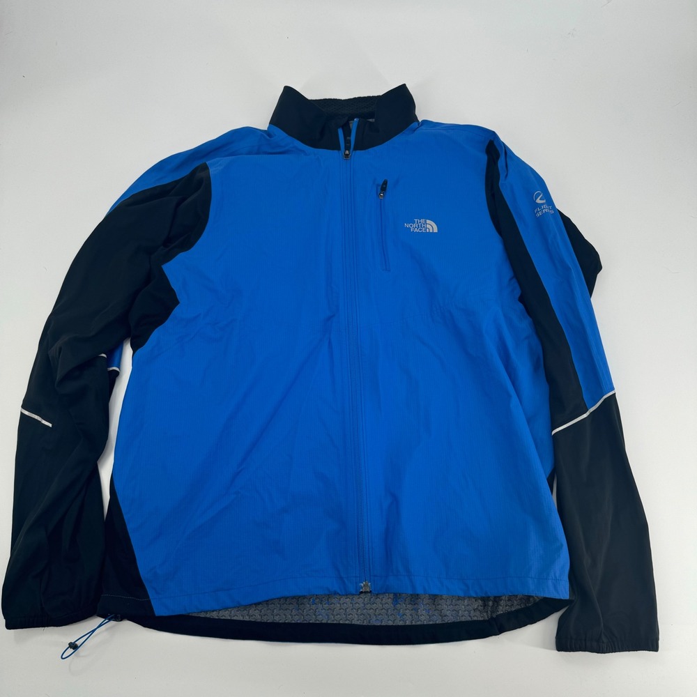 The North Face Flight Series Blue‎ Black Running Jacket Mens Large